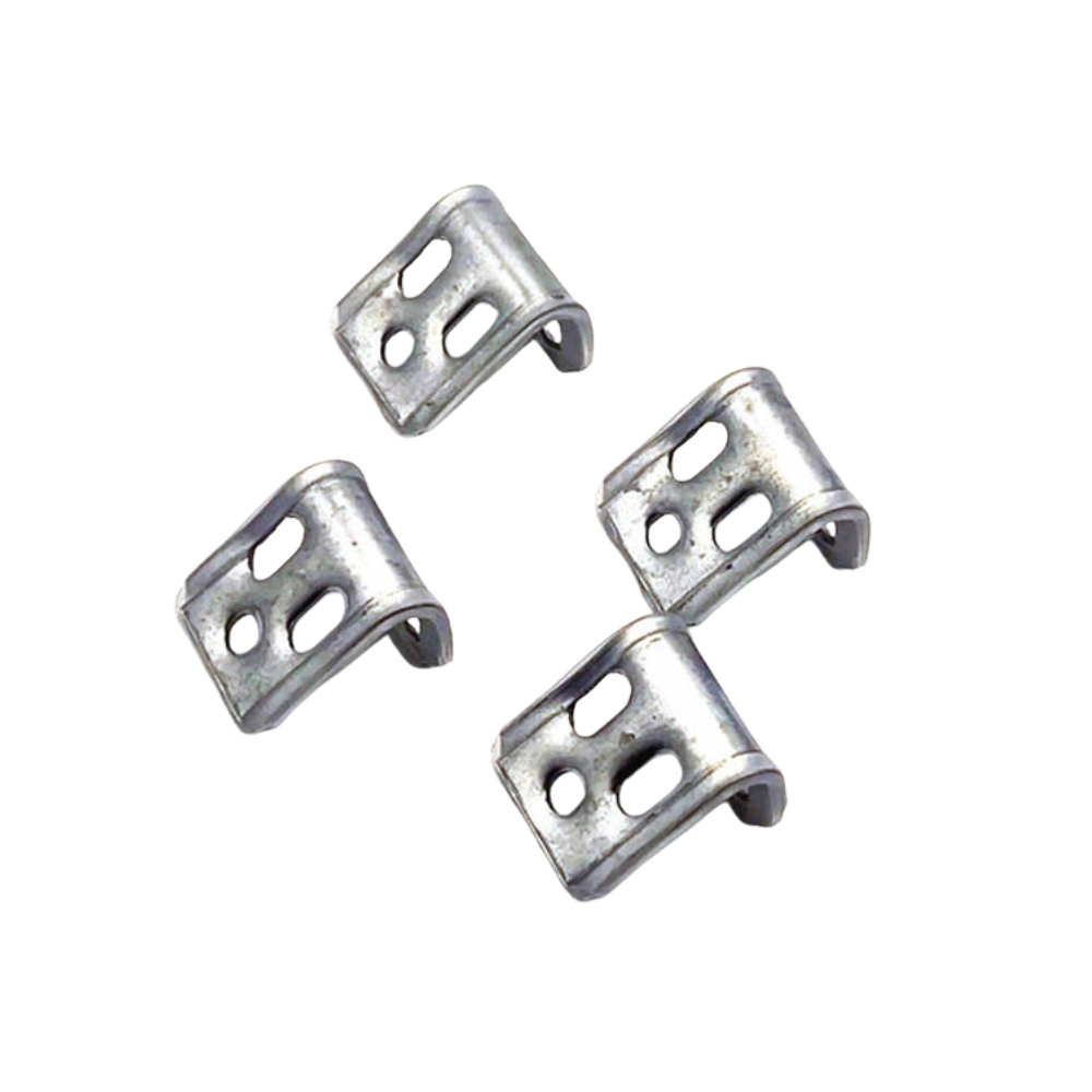 BEEDS Heavy-Duty Iron Zig-Zag Sofa Spring Clips (Upholstery) - Serpentine Spring Fasteners/Brackets for Couch, Chair & Auto Seats - Pack of X