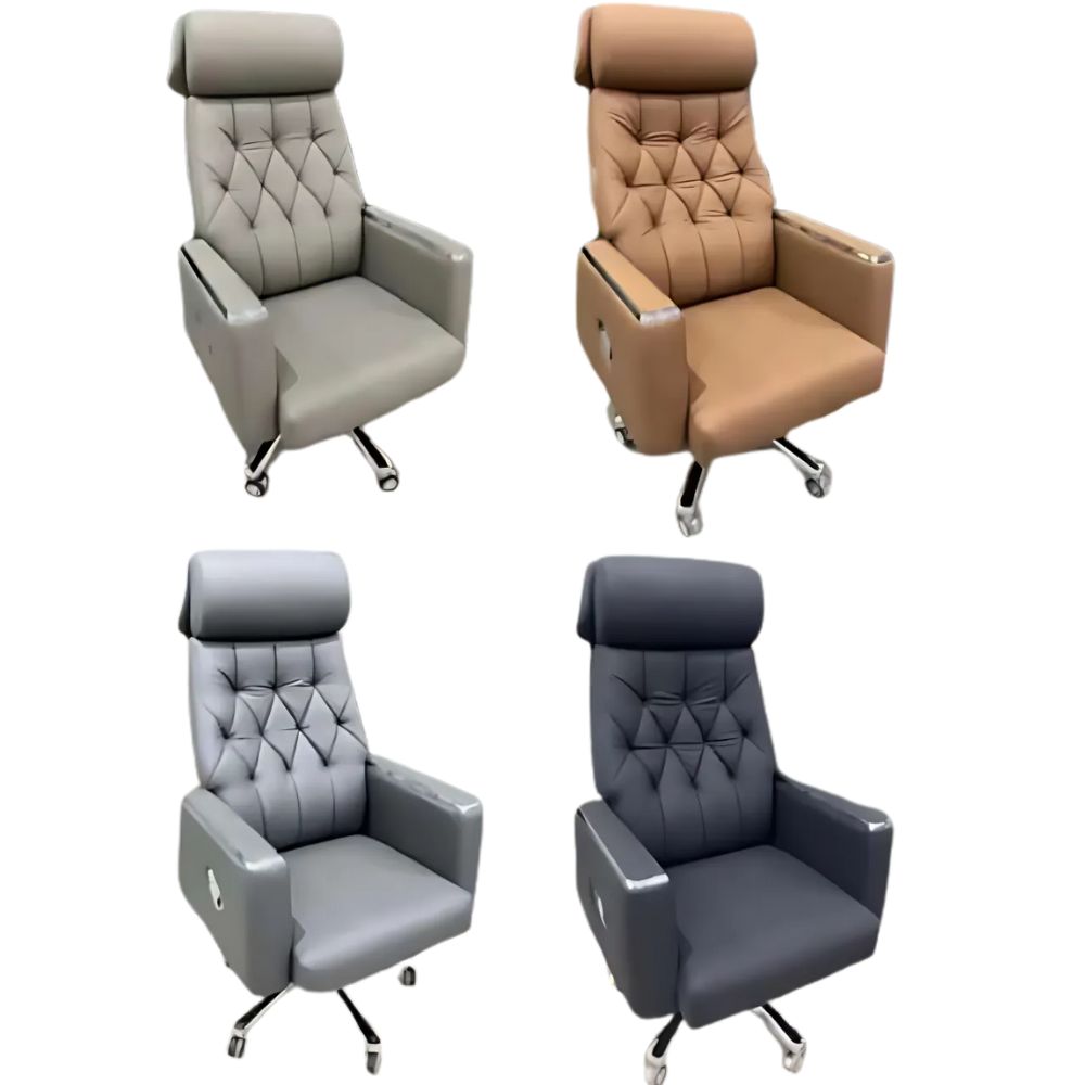 RSE Boss Chair with Recliner, Ergonomic Support, and Smooth Rolling Wheels – Comfortable Boss Chair for Office, Lounge, and Home Workspace