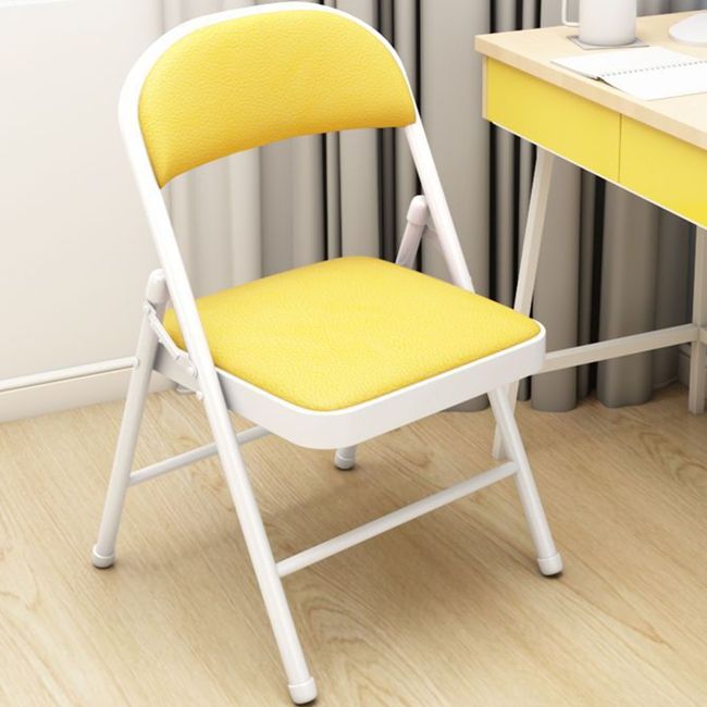 RSE Padded Folding Chair for Home & Office, Portable & Multipurpose Chair with Sturdy Metal Frame for Extra Seating